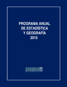 programa anual de estadística y geografía 2015