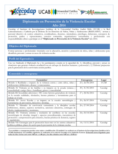 Diplomado-Prevencion-de-Violencia-Escolar-Cecodap-UCAB-2014