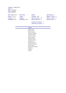 LOFOTEN Fecha: 19/02/2008 Temperatura superficial: º C Rumbo