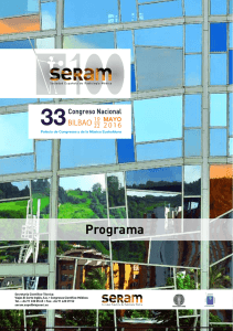 Programa - Congreso Nacional de la SERAM