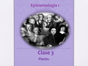 Clase 3: Platón