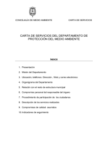 Carta de Servicios - Ayuntamiento de Alicante