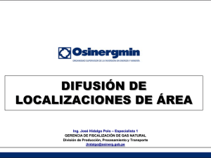 Diapositiva 1 - OSINERGMIN Gas Natural