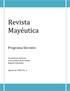 Revista Mayéutica - Programa Sócrates