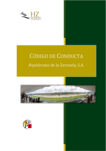Código de Conducta - Hipódromo de la Zarzuela
