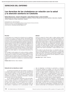 Los derechos de los ciudadanos en relación con la salud y la