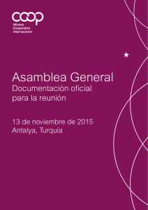 Asamblea General - International Co