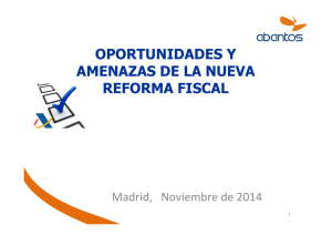 la reforma fiscal 2015