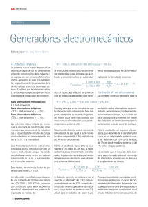 Generadores electromecánicos
