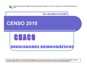 censo 2010 - Facultad de Humanidades-UNNE