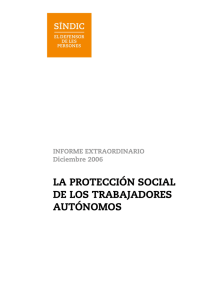 un informe extraordinario sobre la protección social de los