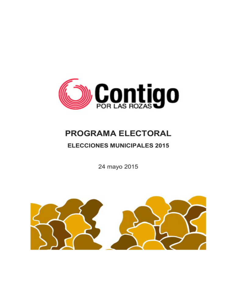 Programa Electoral Contigo Por Las Rozas