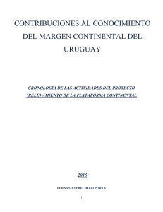 contribuciones al conocimiento del margen continental del uruguay