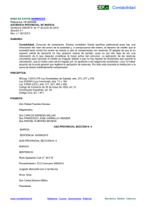 Audiencia Provincial de Murcia, de 11 de junio de 2015, rec. 351/2015