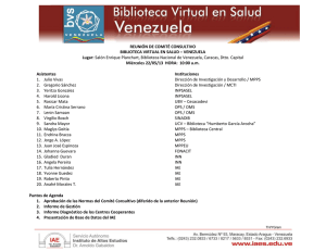 22-05-2013 - Biblioteca Virtual en Salud Venezuela