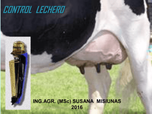 control lechero - Facultad de Ciencias Agropecuarias | UNC
