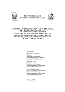 manual de procedimientos y técnicas de laboratorio para la