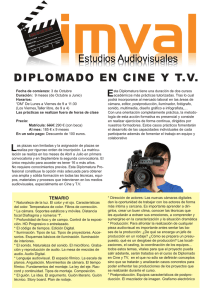 diplomado en cine y tv - IMVAL. Estudios Audiovisuales