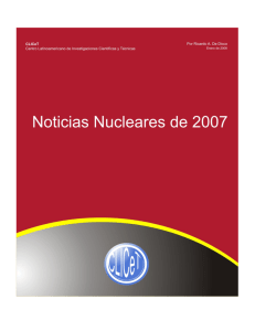 Noticias Nucleares de 2007 - Centro Latinoamericano de