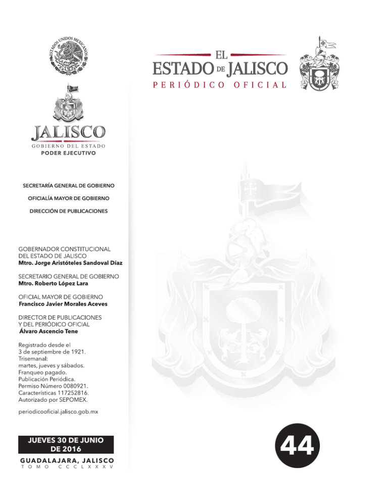 Descargar Peri Dico Oficial Gobierno Del Estado De Jalisco