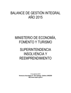 13 bgi 2015 superir - Ministerio de Economía