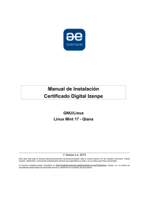 Guía de instalación de Certificado Digital IZENPE para Linux Mint 17