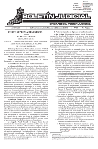 BOLETÍN JUDICIAL N° 14 de la fecha 21 01 2016