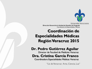 Especialidades Médicas - Universidad Veracruzana