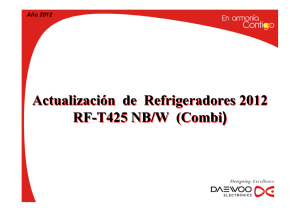 Actualización de Refrigeradores 2012 RF