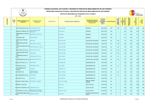 base de datos medicamentos con corte al 22 de mayo 2013