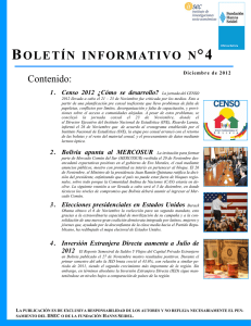 Boletin Informativo No.4 - Hanns-Seidel