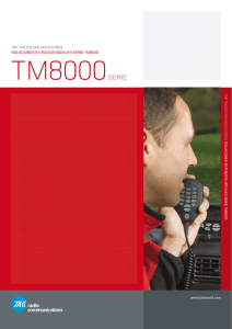 tait radiocomunicaciones soluciones en radios móviles serie tm8000