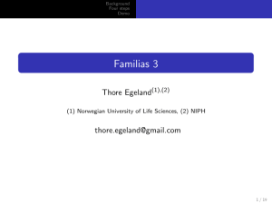 Familias 3 - Familias home page