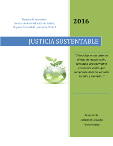 "Justicia Sustentable", Juzgado de Ejecución de Puerto Madryn.