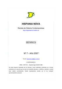 Configuración y evolución del sistema - Hispania Nova
