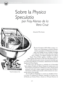 Sobre la Physica Speculatio
