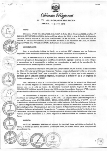 decreto regional n° 001-2016-gr/gob.reg.tacna