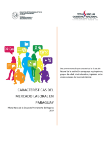 Características del Mercado Laboral en Paraguay