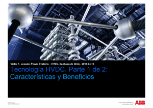 Tecnología HVDC. Parte 1 de 2: Características y Beneficios