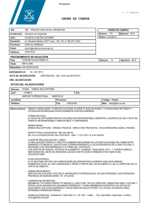 orden de compra - Prefectura Naval Argentina