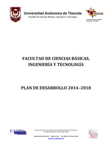 Plan de Desarrollo 2014-2018 - Facultad de Ciencias Básicas