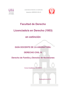 en extinción - Universidad de La Laguna