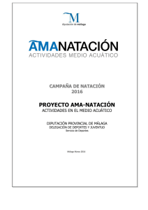Proyecto - Campaña de Provincial de Natación