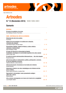 Artnodes - Revistes científiques - Universitat Oberta de Catalunya