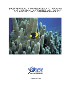biodiversidad y manejo de la ictiofauna del archipiélago sabana
