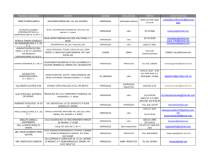 Contratistas y Proveedores - Octubre 2013 a Abril 2016