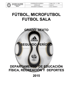 fútbol - Colegio Calasanz Medellin