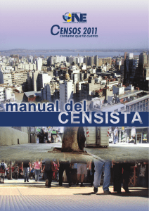 Manual Censista 2011 - Instituto Nacional de Estadística