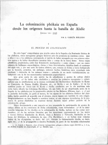 La colonización phókaia en España desde los orígenes