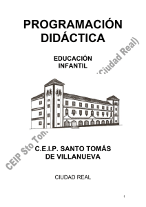 Programación Didáctica Infantil - CEIP Santo Tomás de Villanueva